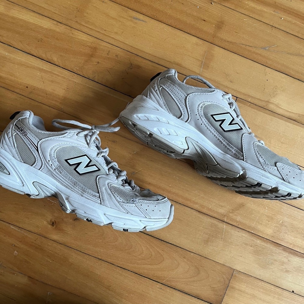 New Balance 530 Women's White Grey Athletic Running Shoes Sneakers Size 6.5